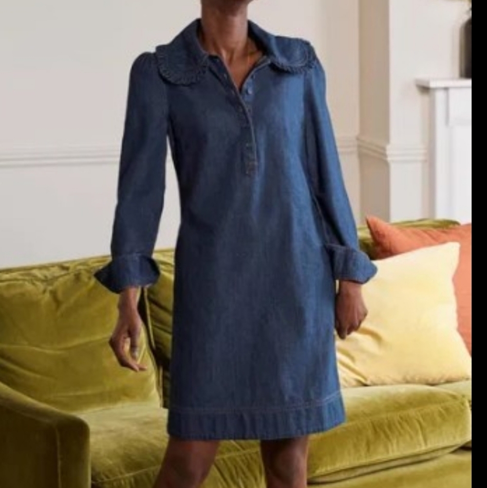 Boden Denim Straight Dress | US4